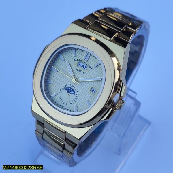 Patek Philippe Gold-Tone Nautilus Moonphase Watch