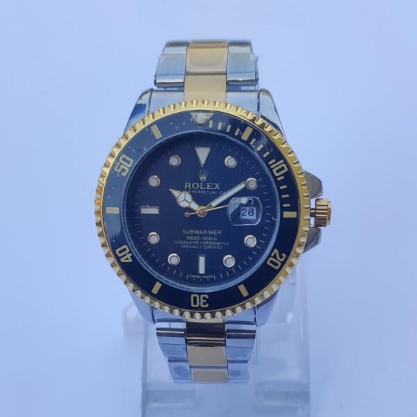 Rolex Submariner Two-Tone Blue Dial Gold & Stainless Steel Watch - Image 2