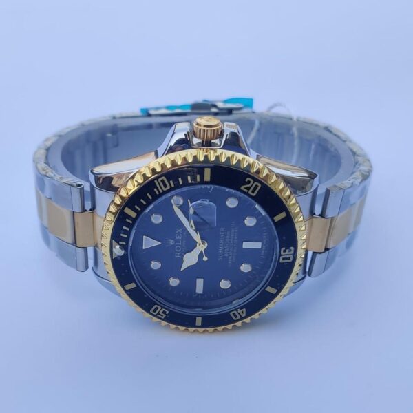 Rolex Submariner Two-Tone Blue Dial Gold & Stainless Steel Watch - Image 3